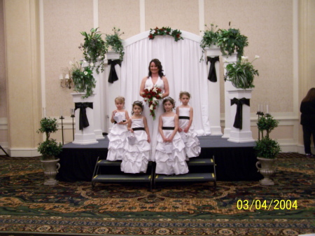 Kelly an the flower girls