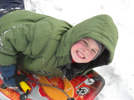 Brendan in the snow