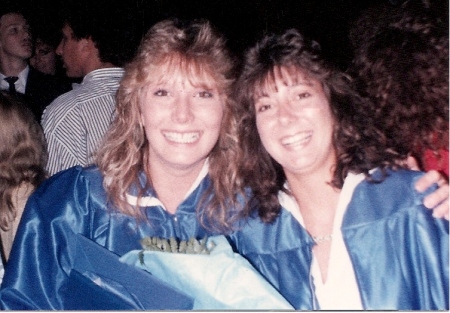 Sheri Meyer & Gale Drady - LOL Graduation 1988