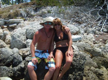 Mom and Ryan on Rocks