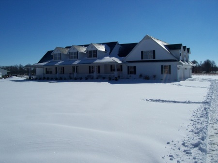 A snowy day in Kansas