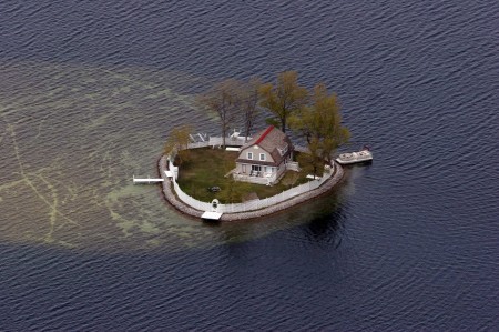 Lake James Island Home