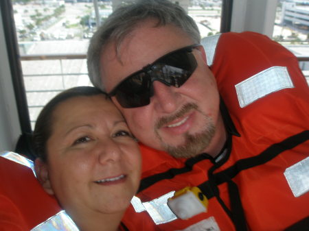 Me and Cecilia on recent cruise to the Bahamas