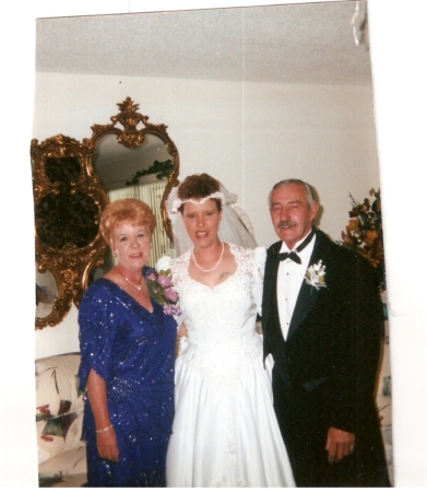 My parent's & me on my wedding day 5-20-2000