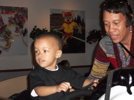 My big sis and her Grandson