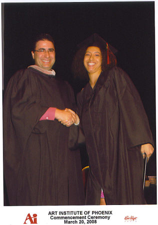 Daughter Nicole, college "Graduate" March 2008