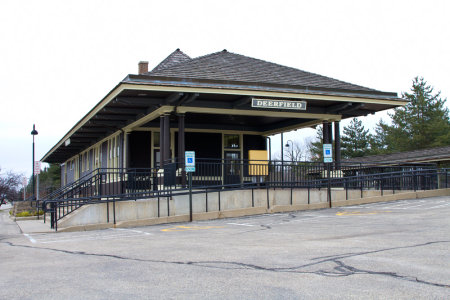 Deerfield Train Station. 2010.