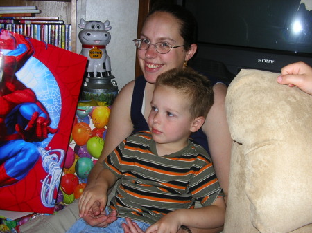 My daughter Susan and her son Gage