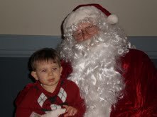 Ethan with Santa