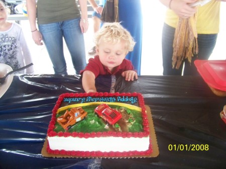 my grandson landons 2nd bday 12-2-09