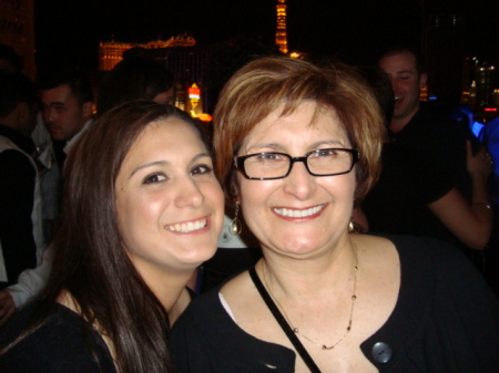 my daughter and I in Vegas