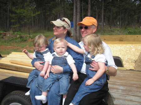 Frances and I with the Grandchildren