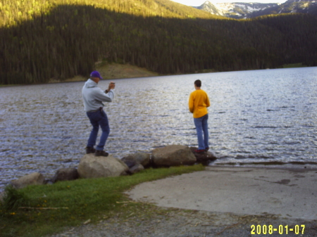 Jim & Garrett Seal at Big Meadow Lake