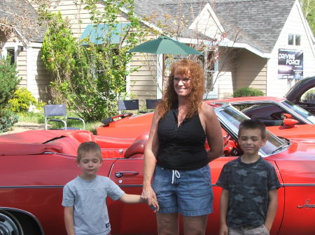 two of my grandsons and myself