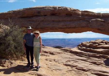 Steve & Terri at Canyonlands, Utah 9/09