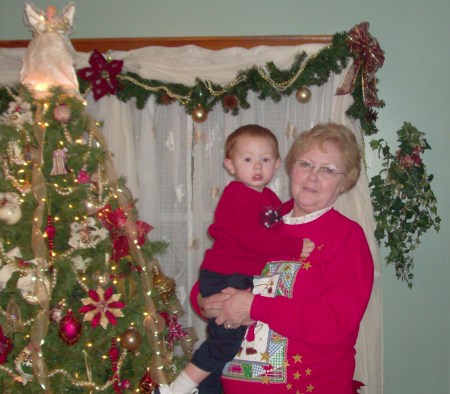 My Great Grandson and me