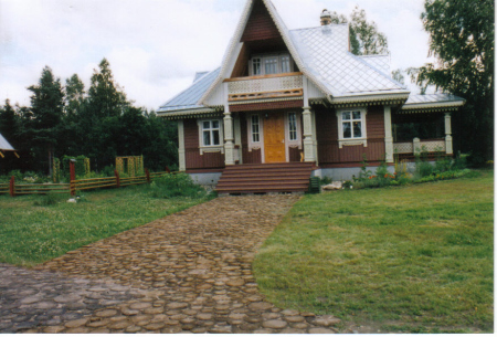 Home in Mandrogi, Russia