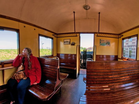 travel by old steam train