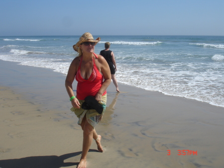 Strolling the beach