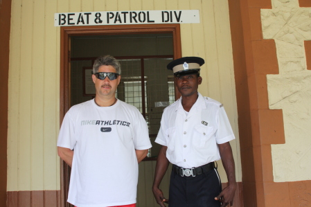 St. Lusia, Virgin Islands Officer I met