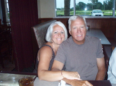 Leslie & Dad at Dinner