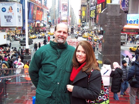 In New York City for our 25th Anniversary!