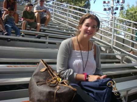 Emily at Universal Studios