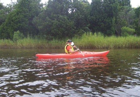 Kayaking in the Sam Pit River, SC
