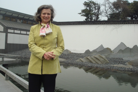 Janet in IM Pei's Suzhou garden