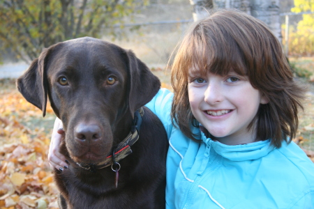 Jenai 8 1/2 & Cloe(Choc. Lab)