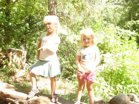 two of my granddaughters in Payson canyon