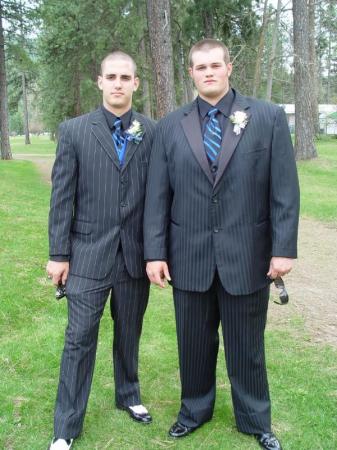 My son Mick and friend Seth 2009 Prom