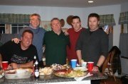 Mike Gregory (far right) and his Brothers 2009