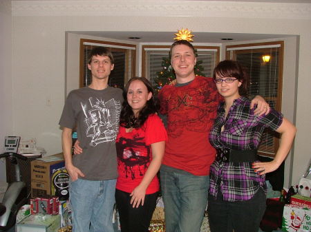 Christmas 2009 Glenn, Jenna Jason & Cat