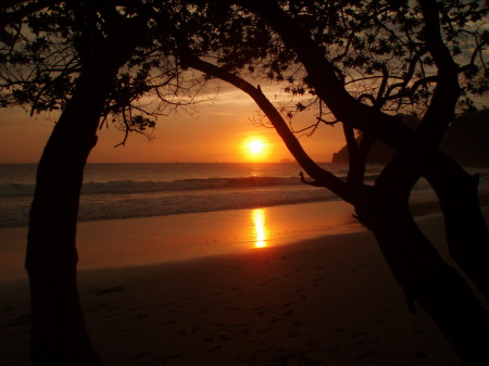 A sunset in Costa Rica