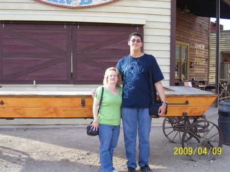 Old Tucson Studios, Arizona (Jeff with Mom)