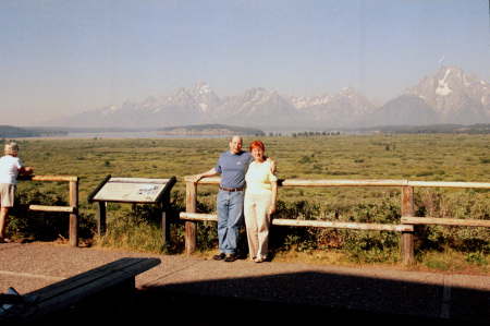 Brian and Jan in Grand Teton