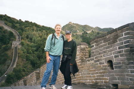Sally and I on the Great Wall