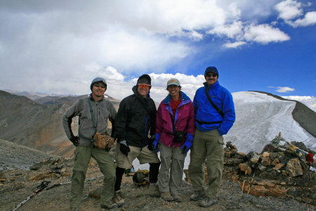 357 Expedition Team members at the Pass