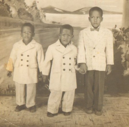 My brothers and I when I was 7 years old.