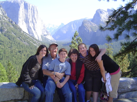 Grandma & Grampa and the Grandkids at Yosemite