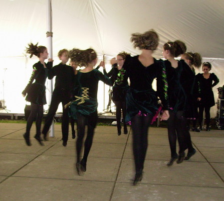 Irish dancers at Celtic fest