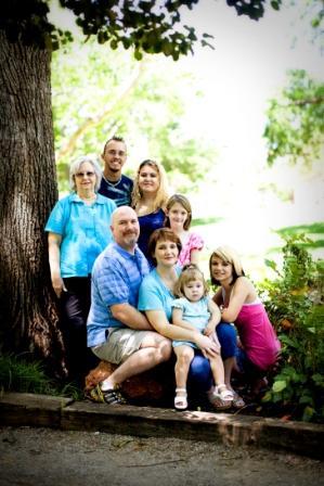 My oldest daughter and her family May 2009