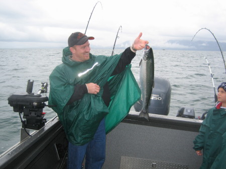Me fishing for salmon in Alaska