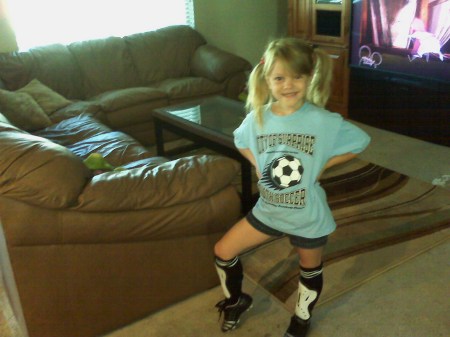 Mady the Soccer star