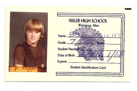 Grade 7 I.D. card