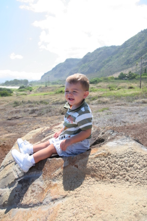 My Grandson Jason in Hawaii 2009