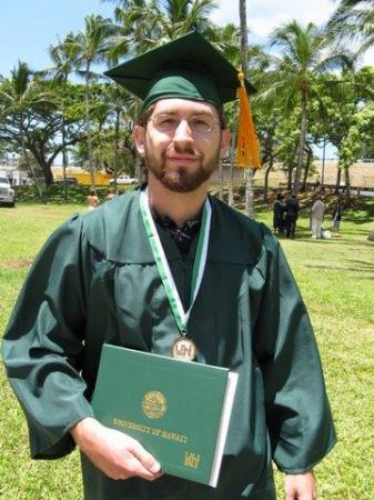 My son Kent Jordan, University of Hawaii