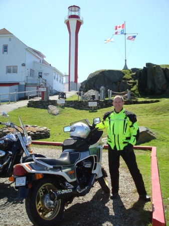 Dan at Cape Forchu, Nova Scotia