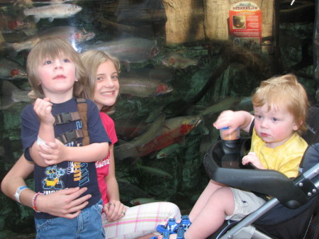 The kids at the Denver Aquarium